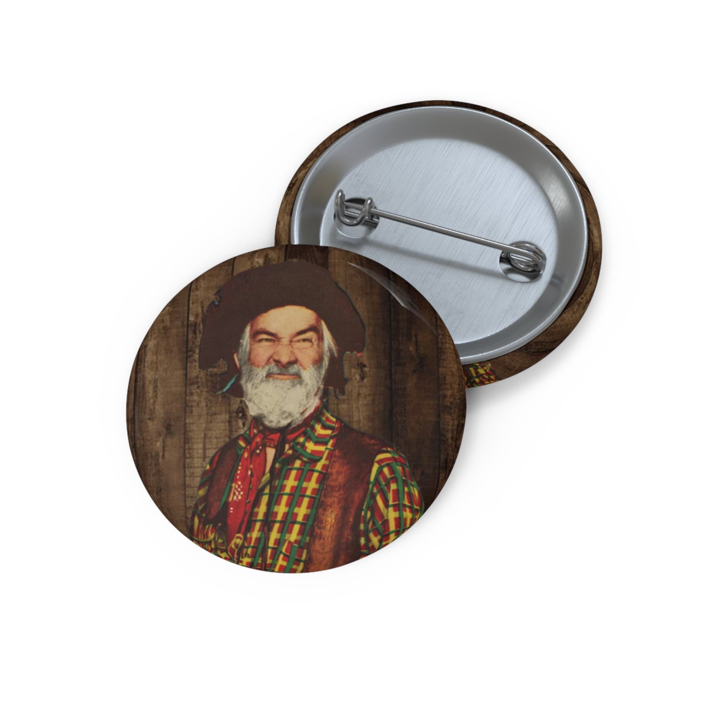 Gabby Hayes Western TV & Movie Classics Pin Buttons