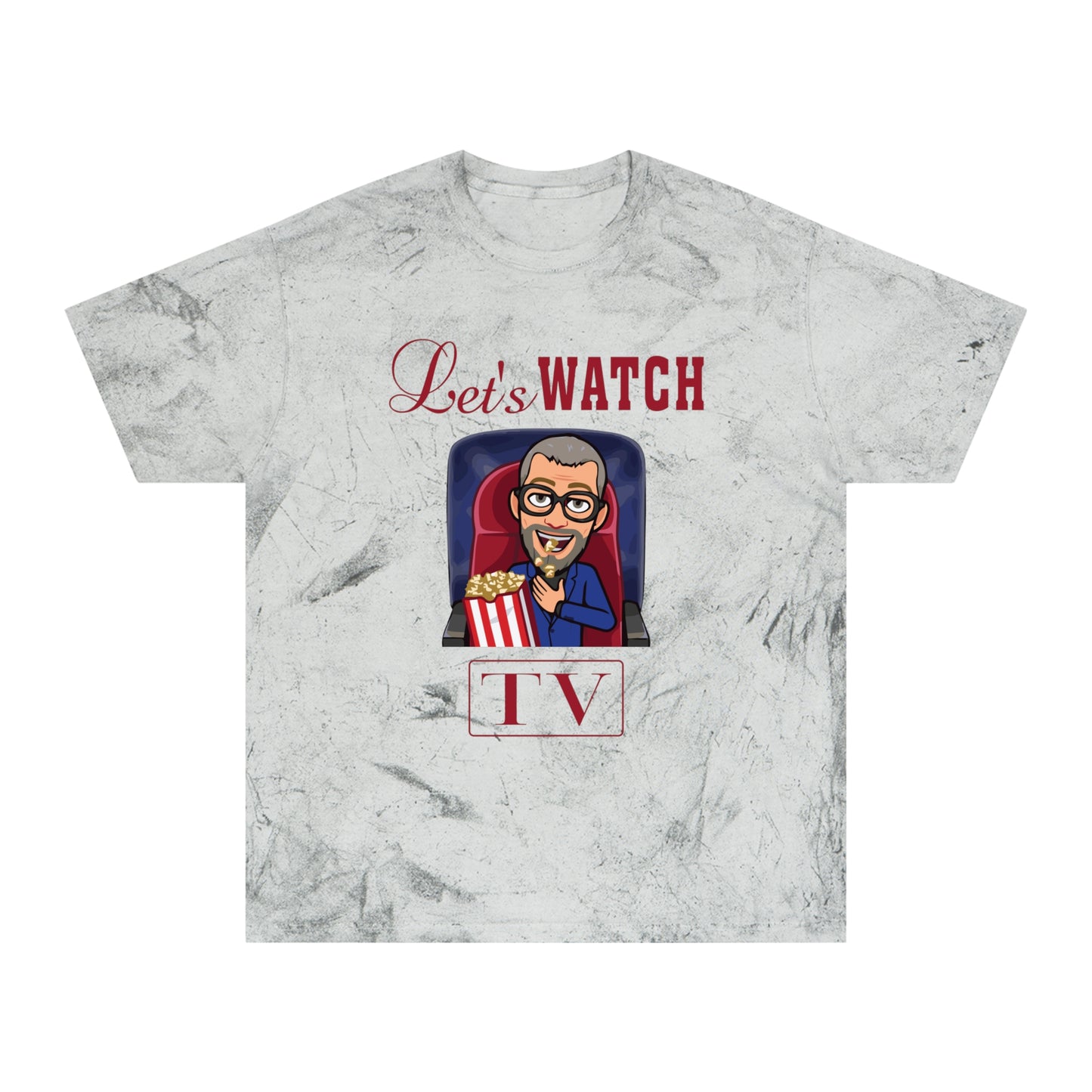 Jay Watch Let's Watch TV - Unisex Color Blast T-Shirt