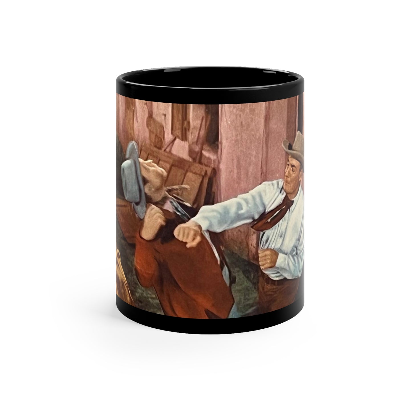 Randolph Scott in Rage at Dawn - Western TV & Movie Classics - 11oz Black Mug