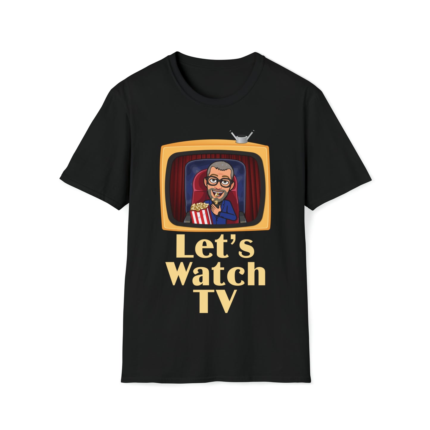 Jay Watch Let's Watch TV - Unisex Softstyle T-Shirt