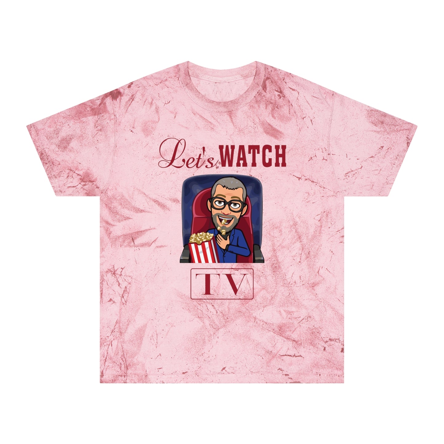 Jay Watch Let's Watch TV - Unisex Color Blast T-Shirt