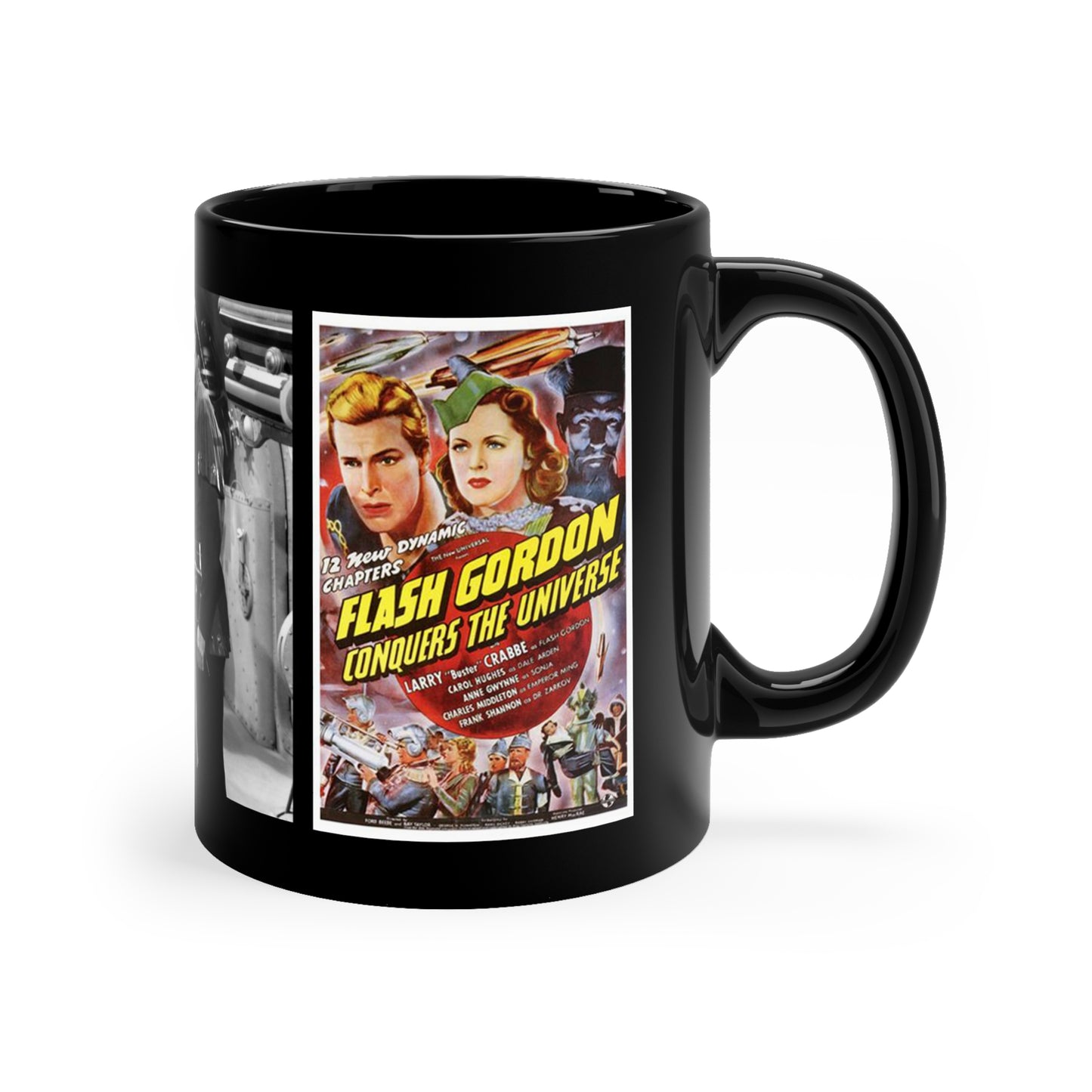 Flash Gordon Conquers the Universe - Classic TV & Film 11oz Black Mug