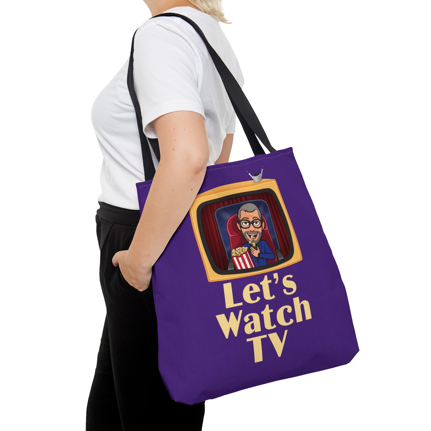 Jay Watch - Let's Watch TV - Tote Bag (AOP)