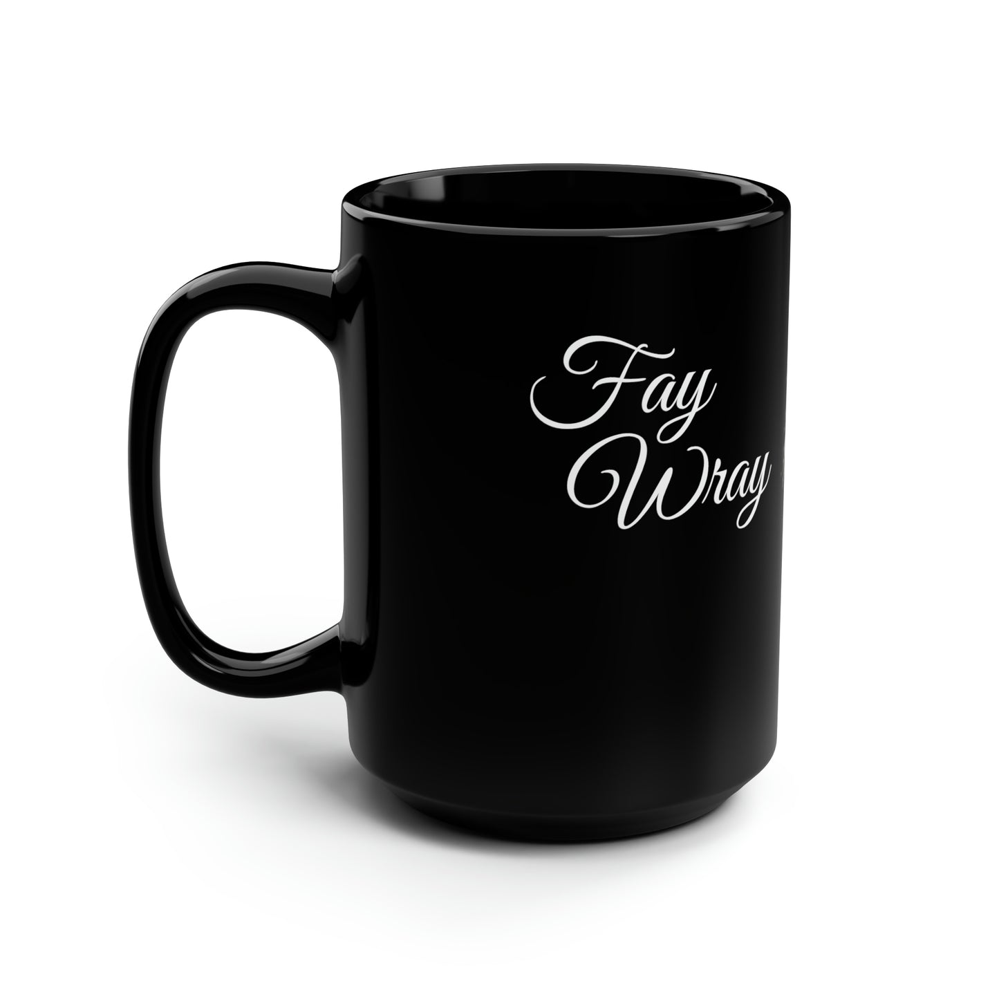 Fay Wray - Classic TV & Film - Black Mug, 15oz