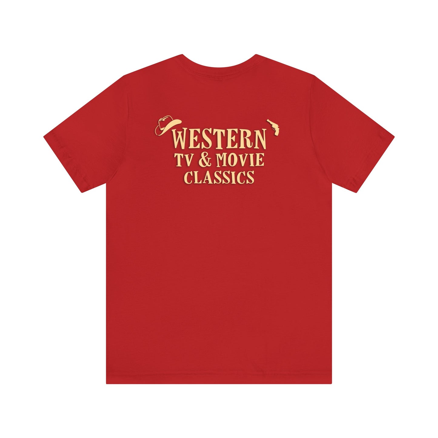 Western TV & Movie Classics Cowboy Hat Icon Unisex Jersey Short Sleeve Tee