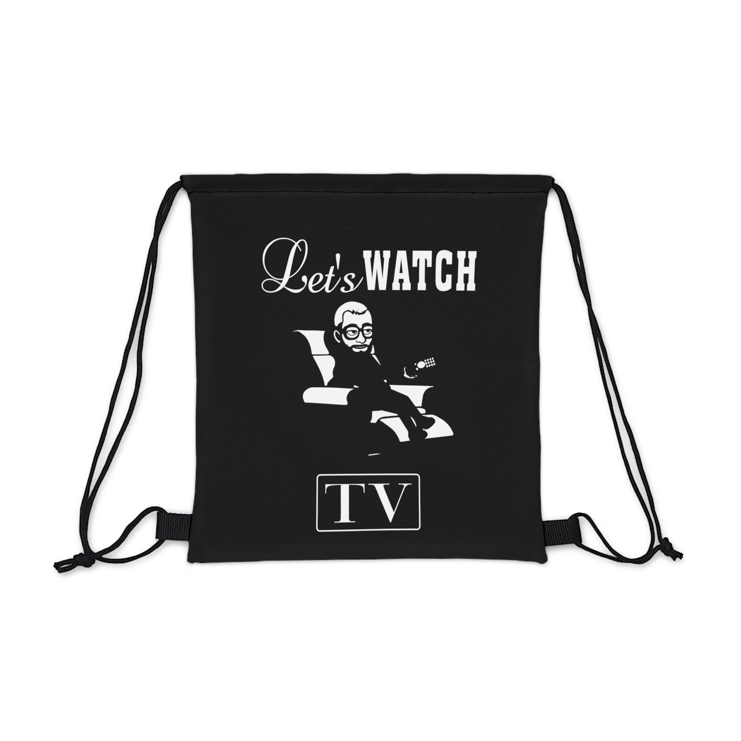 Jay Watch Let's Watch TV - Outdoor Drawstring Bag